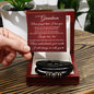 Love You Forever Bracelet - To My Grandson "Never Forget That I Love You"