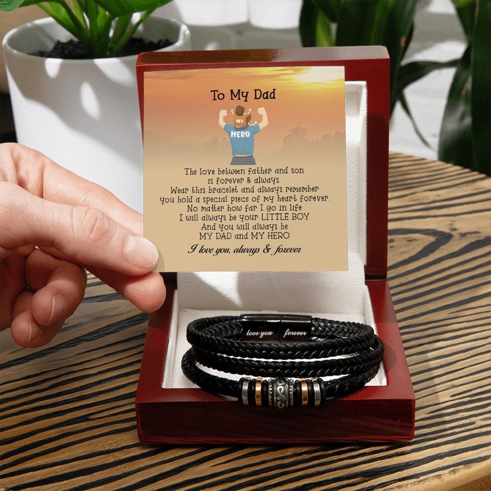 To My Dad - Love You Forever Bracelet