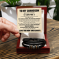 Love You Forever Bracelet - To My Grandson "Believe In Yourself"