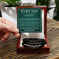 Love You Forever Bracelet - To My Son "Always Remember"