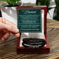 Love You Forever Bracelet - To My Husband "My Love For You Will Never End"