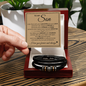 Love You Forever Bracelet - To My Son Men's Bracelet