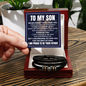 Love You Forever Bracelet - To My Son "Never Forget That I Love You"