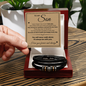 Love You Forever Bracelet - To My Son Men's Bracelet