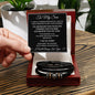 To My Son - Love You Forever Bracelet
