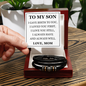Love You Forever Bracelet - To My Son "I Gave Birth To You"