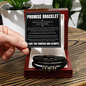 Love You Forever Bracelet - To My Man "My Unwavering Choice To be with You"