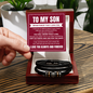 Love You Forever Bracelet - To My Son "Never Forget That I Love You"