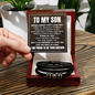 Love You Forever Bracelet - To My Son "I Stand By You"