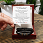 Love You Forever Bracelet - To My Husband "I Love You Always with My Whole Heart"