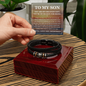 Love You Forever Bracelet - To My Son "I Will Always Be There"