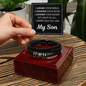 Love You Forever Bracelet - To My Son "I Adore Your Smile"