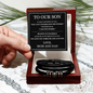 Love You Forever Bracelet - To Our Son "You Can't Withstand The Storm"