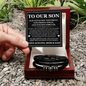 Love You Forever Bracelet - To Our Son "We Are Proud of You"