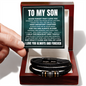 Love You Forever Bracelet - To My Son "Feel My Love"