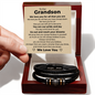 Love You Forever Bracelet - To Our Grandson "You Are Our Pride and Joy"
