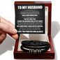 Love You Forever Bracelet - To My Husband "Meeting You Was Fate"