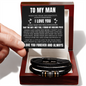 Love You Forever Bracelet - To My Man "I Love You"