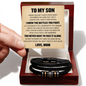 Love You Forever Bracelet - To My Son "I Know The Battles You Fight"