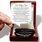 Love You Forever Bracelet - To My Son "You Don't Have to Do It All Alone"
