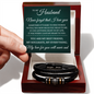 Love You Forever Bracelet - To My Husband "Never Forget That I Love You"
