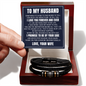 Love You Forever Bracelet - To My Husband "I Love You Forever and Ever"