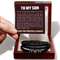 Love You Forever Bracelet - To My Son "Never Forget How Much I Love You"