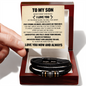 Love You Forever Bracelet - To My Son "Never Forget How Amazing You Are"