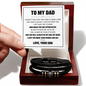 Love You Forever Bracelet - To My Dad "You Will Always Be My Dad, My Hero"