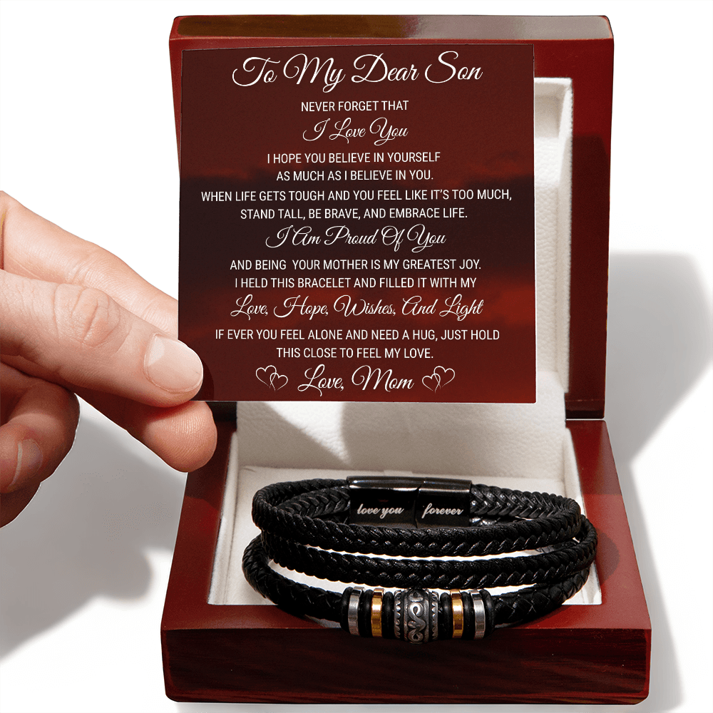 To My Son - Love You Forever Bracelet