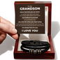 Love You Forever Bracelet - To My Amazing Grandson "Just Believe In Yourself"