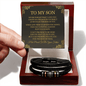 To My Son - Love You Forever Bracelet