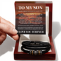 Love You Forever Bracelet - To My Son "I Love You Forever"