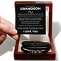 Love You Forever Bracelet - To Dearest Grandson "Beautiful Chapters"