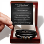 Love You Forever Bracelet - To My Husband "I Can't Live Without You"