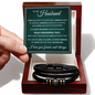 Love You Forever Bracelet - To My Husband "My Love For You Will Never End"