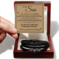 Love You Forever Bracelet - To My Son Men's Bracelet