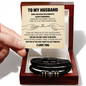 Love You Forever Bracelet - To My Husband "You Are The One I Wan To Be With"