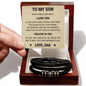To My Son - Love You Forever Bracelet