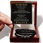 To My Son - Love You Forever Bracelet
