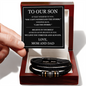 Love You Forever Bracelet - To Our Son "You Can't Withstand The Storm"