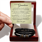 Love You Forever Bracelet - To Our Grandson "We Love You"