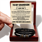 Love You Forever Bracelet - To My Grandson "Believe In Yourself"