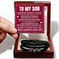 Love You Forever Bracelet - To My Son "Always Keep Me In Your Heart"