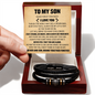 Love You Forever Bracelet - To My Son "Never Forget How Much I Love You"