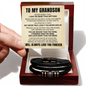 Love You Forever Bracelet - To My Grandson "I Love You More Than Anything"