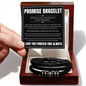 Love You Forever Bracelet - To My Man "My Unwavering Choice To be with You"
