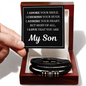 Love You Forever Bracelet - To My Son "I Adore Your Smile"