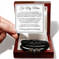 Love You Forever Bracelet - To My Man "The Day I Met You, My Life Changed"