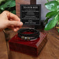 Love You Forever Bracelet - To Our Son "You Can't Withstand The Storm"